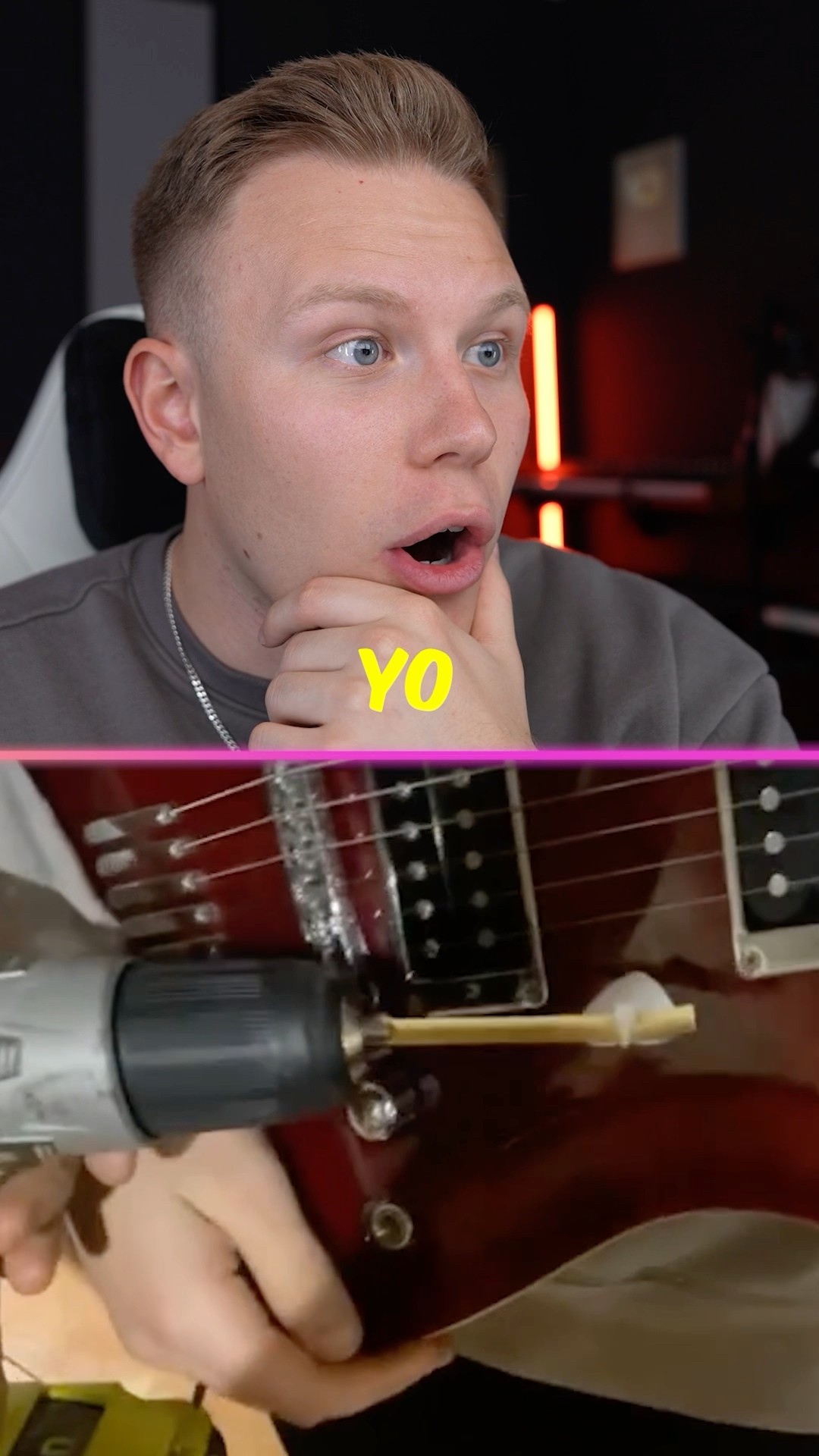 Insane guitar drill hack!