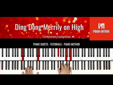 Ding Dong Merrily on High, Branle de l’Official (Easy Piano)