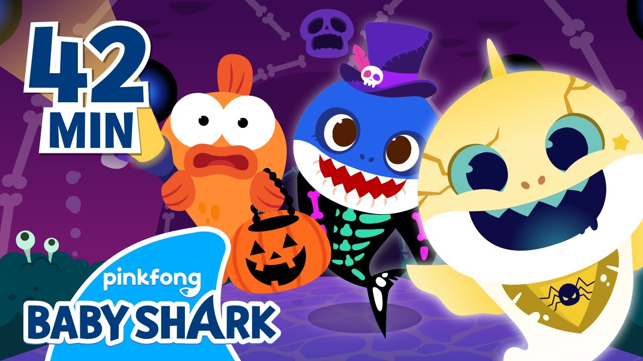 Spooky Zombie Sharks and More | +Compilation | Baby Shark Halloween ...
