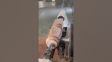 Multifunctional CNC wood lathe multifunctional combination processing pool table legs! #woodworking