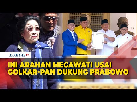 Ini Arahan Megawati Usai Golkar dan PAN Deklarasi Dukungan ke Prabowo Subianto