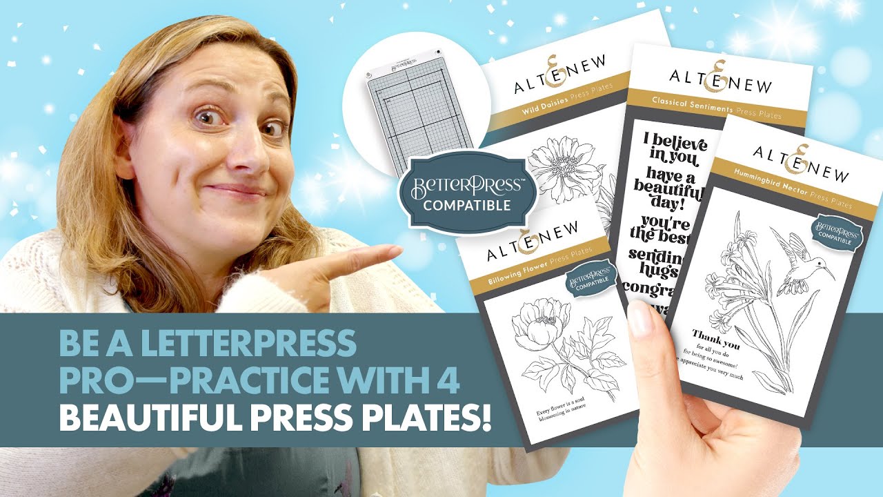 Classical Sentiments Press Plate Set