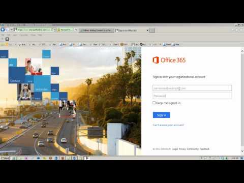 Login to Office 365