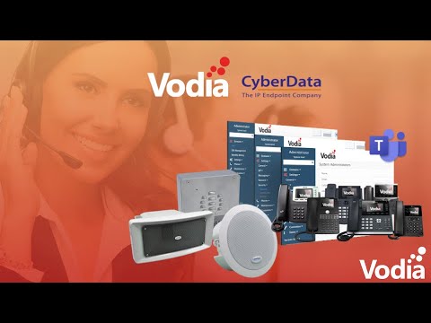 Vodia PBX- Microsoft Teams and Cyberdata connectivity