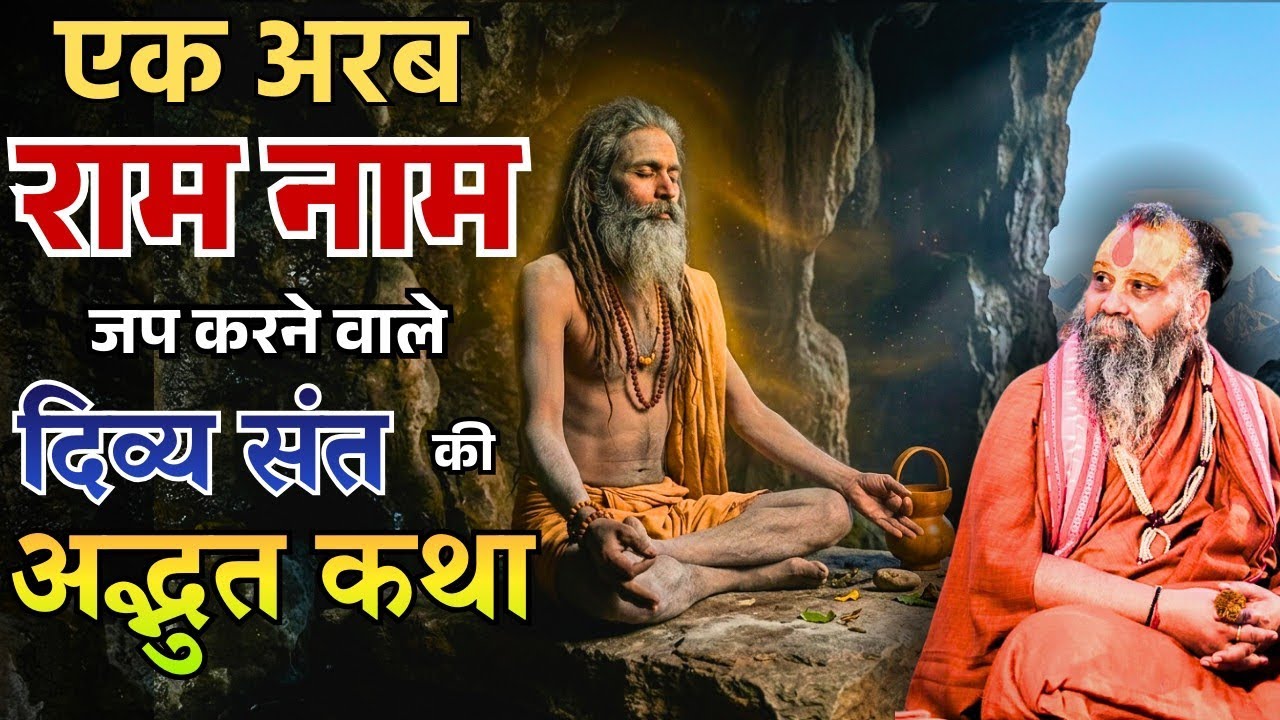 एक अरब राम नाम जप करने वाले संत की कथा सुनकर चौंक जाएंगे आप #shrirajendradasjimaharaj