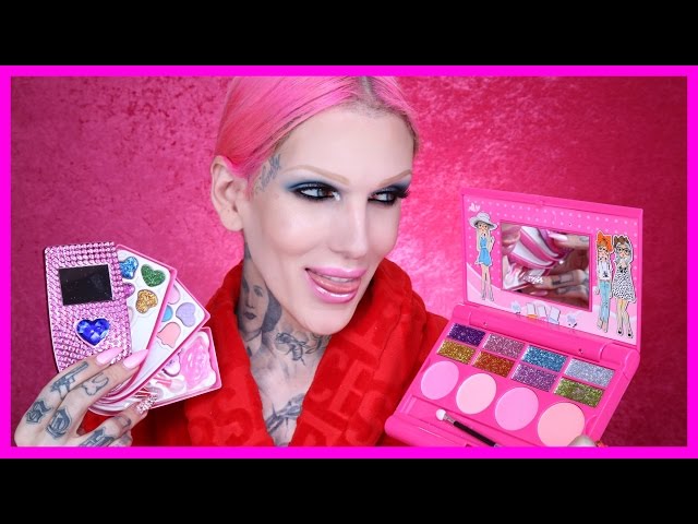 FULL FACE USING ONLY KIDS MAKEUP Challenge | Jeffree Star class=