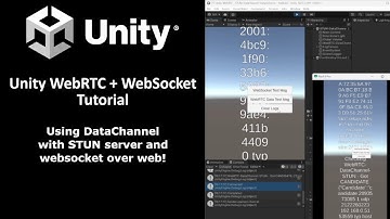 Using WebRTC in Unity with STUN server DataChannel over WEB!