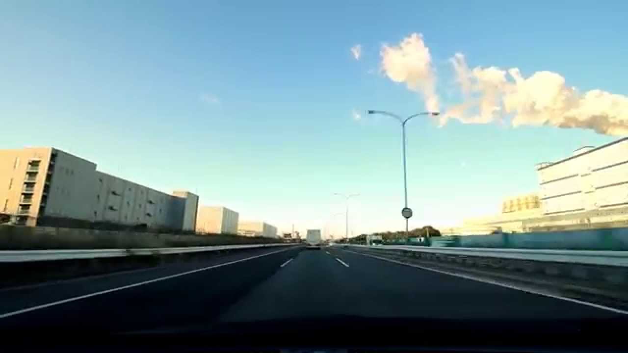 Hd 早朝の首都高 湾岸線西行き Youtube