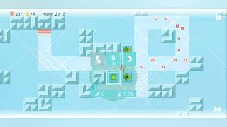 Mini Tower Defense 2 levels 61-70 -- Ridiculously tough levels due to weird acid towers 💢