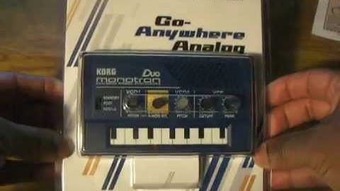 Korg Monotron Duo Unboxing