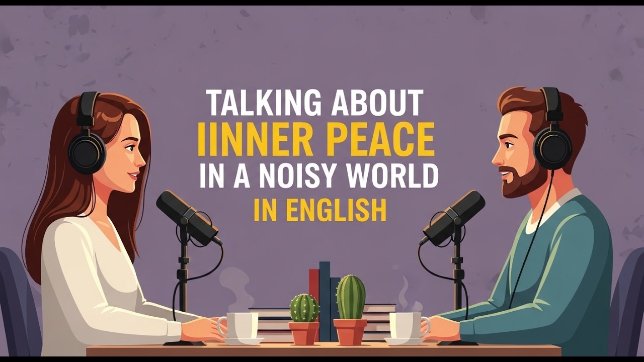 Talking About Inner Peace in a Noisy World in English| English Lexo Podcast