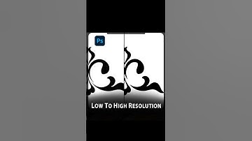 Convert low resolution graphic to High resolution in Photoshop #shorts