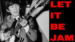 Video thumbnail of "Beatles Style Let It Be Classic Rock Guitar Jam Track (C Major)"