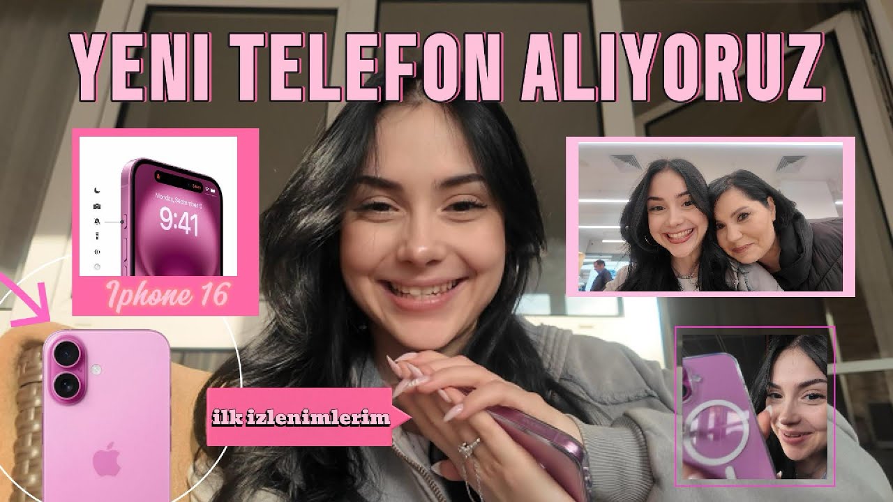YENI TELEFON ALIYORUZ VLOG 📱🎀 (Emektar Iphone 11’den Pembe 16’ya Geçiş 🥹🧿)