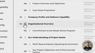 BIDLOGIQ Draft Structure and Outline