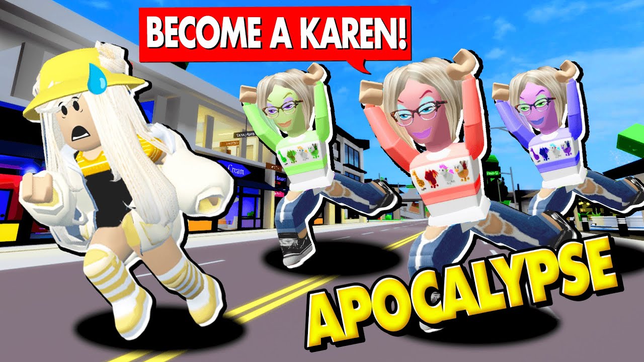 Roblox KAREN Apocalypse Brookhaven RP Funniest Moments