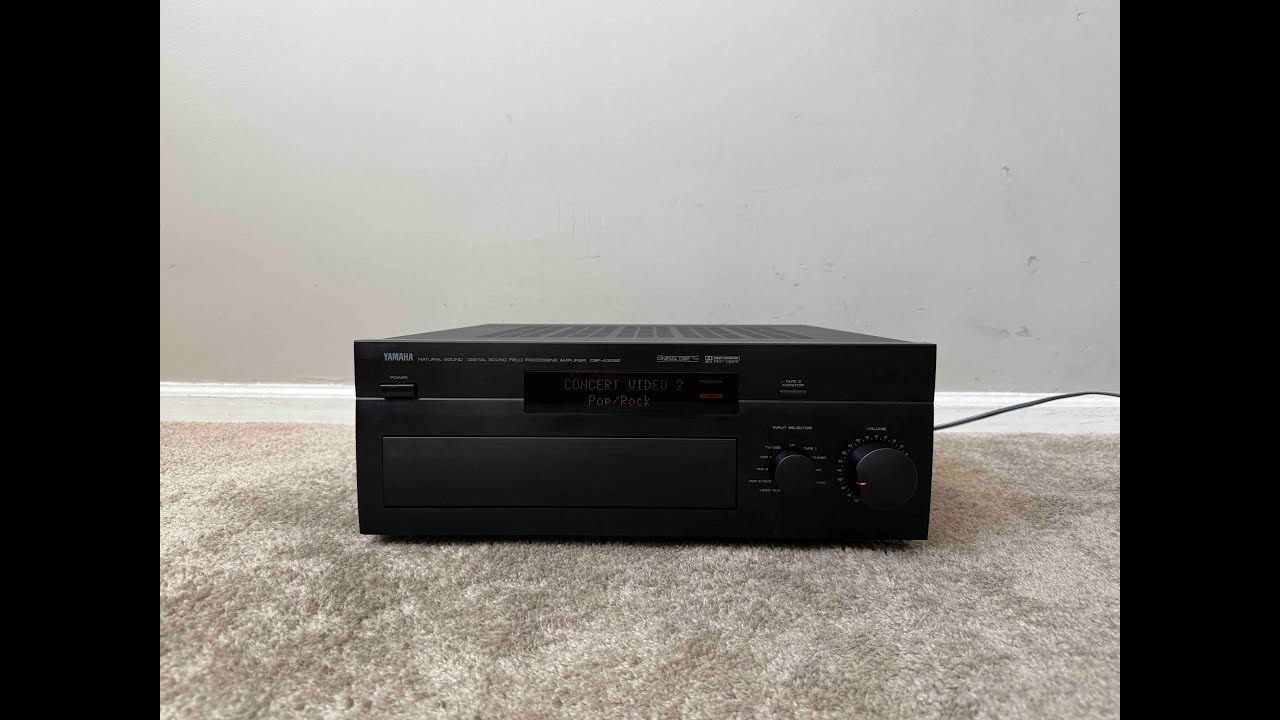 How to Factory Reset Yamaha DSP-A3090 5.1 Home Theater Sound Field