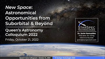 Physics Colloquium: New Space: Astronomical Opportunities from Suborbital and Beyond