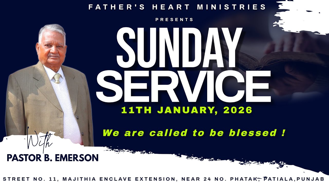11-01-2026 Father's Heart Ministries  -  Sunday  Service  (Live)(Part 3)