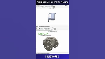 Three way Ball Valve Design | Solidworks | kaliru | Vignesh #automobile #solidworks #engineering