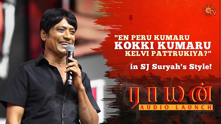 SJ Suryah's Iconic Dialogues & Hilarious Matches 😂 | Raayan Audio Launch - Best | Dhanush | Sun TV