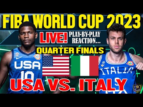 Italy vs USA LIVE: Team USA win and reach the semi-finals - FIBA World Cup  2023