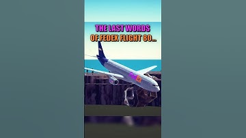 The Last Words Of FedEx Flight 80 CVR (Pilot Audio) | Besiege #besiege