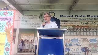 Principal reads Ms. Sudha Murthy’s story on the occasion of Investiture Ceremony