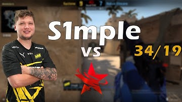CS:GO POV Demo NaVi S1mple (34/19) vs 5yclone (de_mirage) @ ESL Pro League Season 18