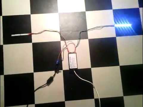 светодиодный стробоскоп на attiny13a - YouTube