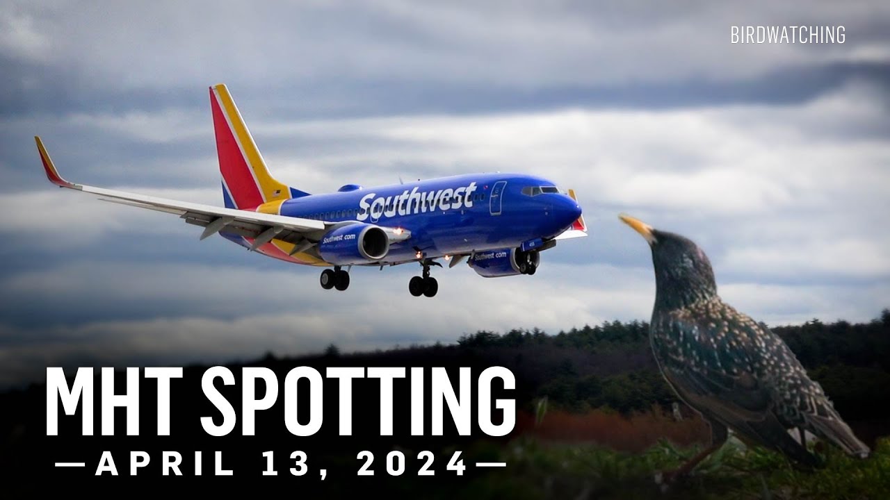 Plane Spotting at MHT Manchester-Boston Regional Airport - April 13, 2024