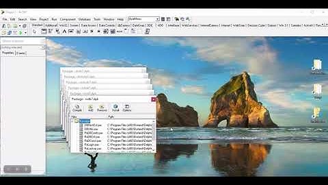 Delphi7 & Rx Component install.