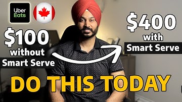 If you want to earn more with Uber Eats Do this|Benefits of having Smart Serve Certificate in Canada