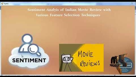 Sentiment Analyis of Indian Movie Review with Various Feature Selection Techniques
