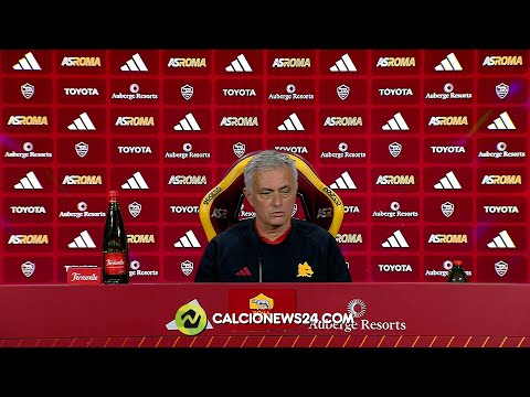 Conferenza Mourinho pre Roma-Monza: “Scommesse? Sono tranquillo, mi fido di Zalewski ed El Shaarawy"