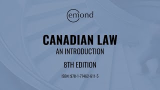 Canadian Law, An Introdution, 8th Ed. (Author Trailer)