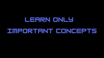 Learn Only Important concepts of Web Development languages.