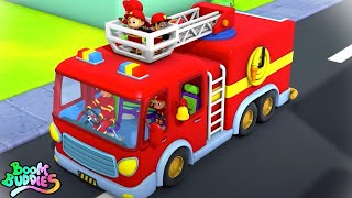 LIVE - Wheels On The Firetruck | Street Vehicles for Kids | Nursery Rhymes & Baby Songs