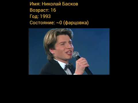 Николай Басков тогда и сейчас, с приходом успеха.