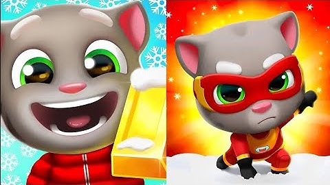 TALKING TOM GOLD RUN VS TALKING TOM HERO DASH #16