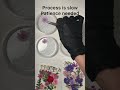 Dried flower resin coaster tutorial 7