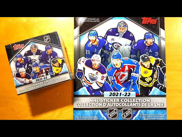 2021-22 Topps NHL Sticker Collection Box