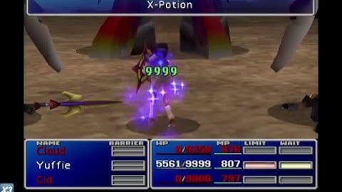 FF7 How to defeat Emerald and Ruby Weapons without KOTR, Final Attack/Phoenix or Dazers