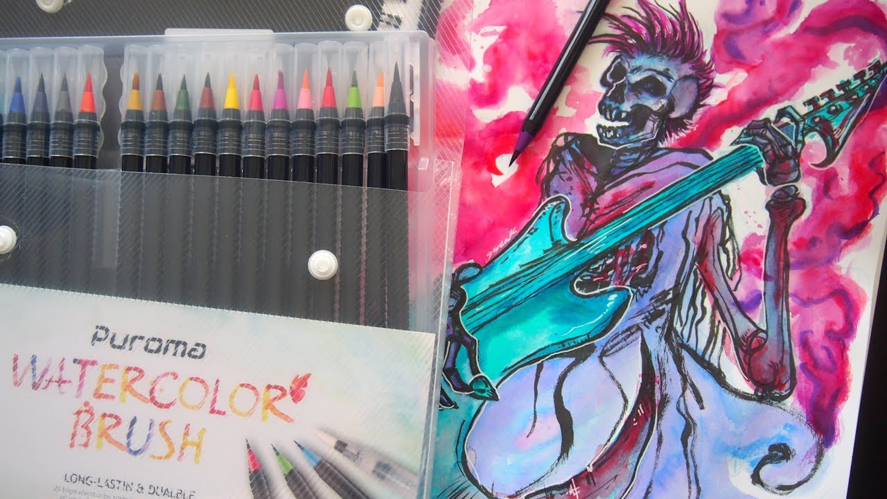 puroma-watercolor-brush-review-youtube