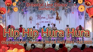 D'QUEEN BEE | Hip Hip Hura Hura | LINE DANCE | Phrased Beginner | Nurmaya & Rani
