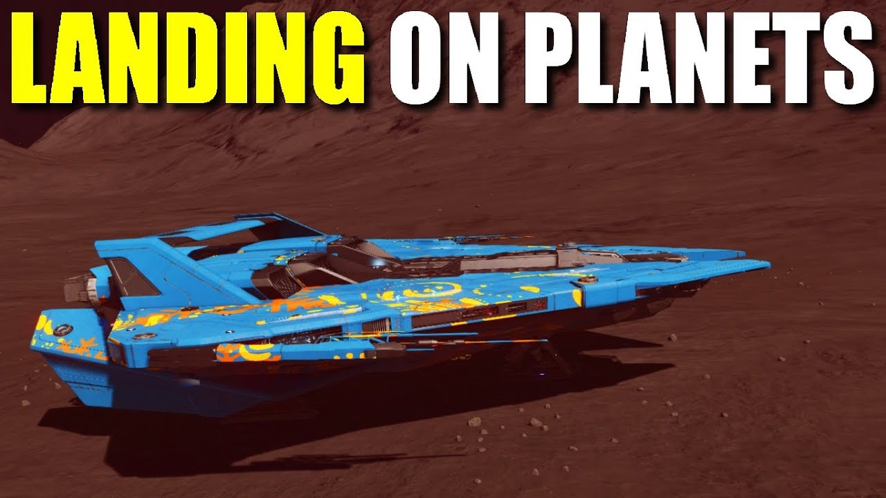 HOW TO LAND ON PLANETS in Elite Dangerous Tutorial - YouTube