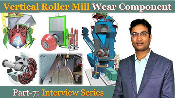 Vertical Roller Mill wear Part details |  VRM Interview series | Mill wear part material and life