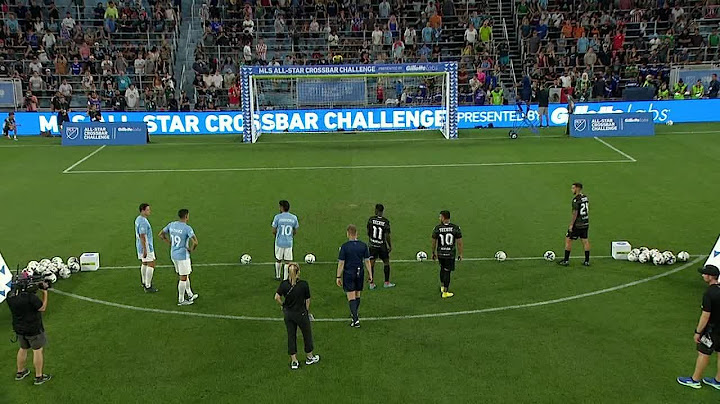 MLS wins the crossbar challenge and the All-Star Skills Challenge
