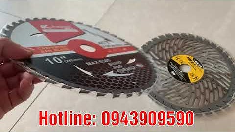 Ưu Điểm Của Đĩa Cắt Hợp Kim Phù Hợp Cắt Cỏ Và Cắt Cây | Đĩa Cắt Cỏ Hợp Kim Nhật