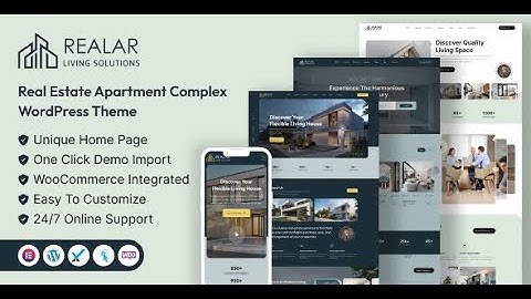 How to install and Customizing Realar - Real Estate WordPress Theme